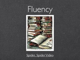 Fluency




Spider, Spider Video
 