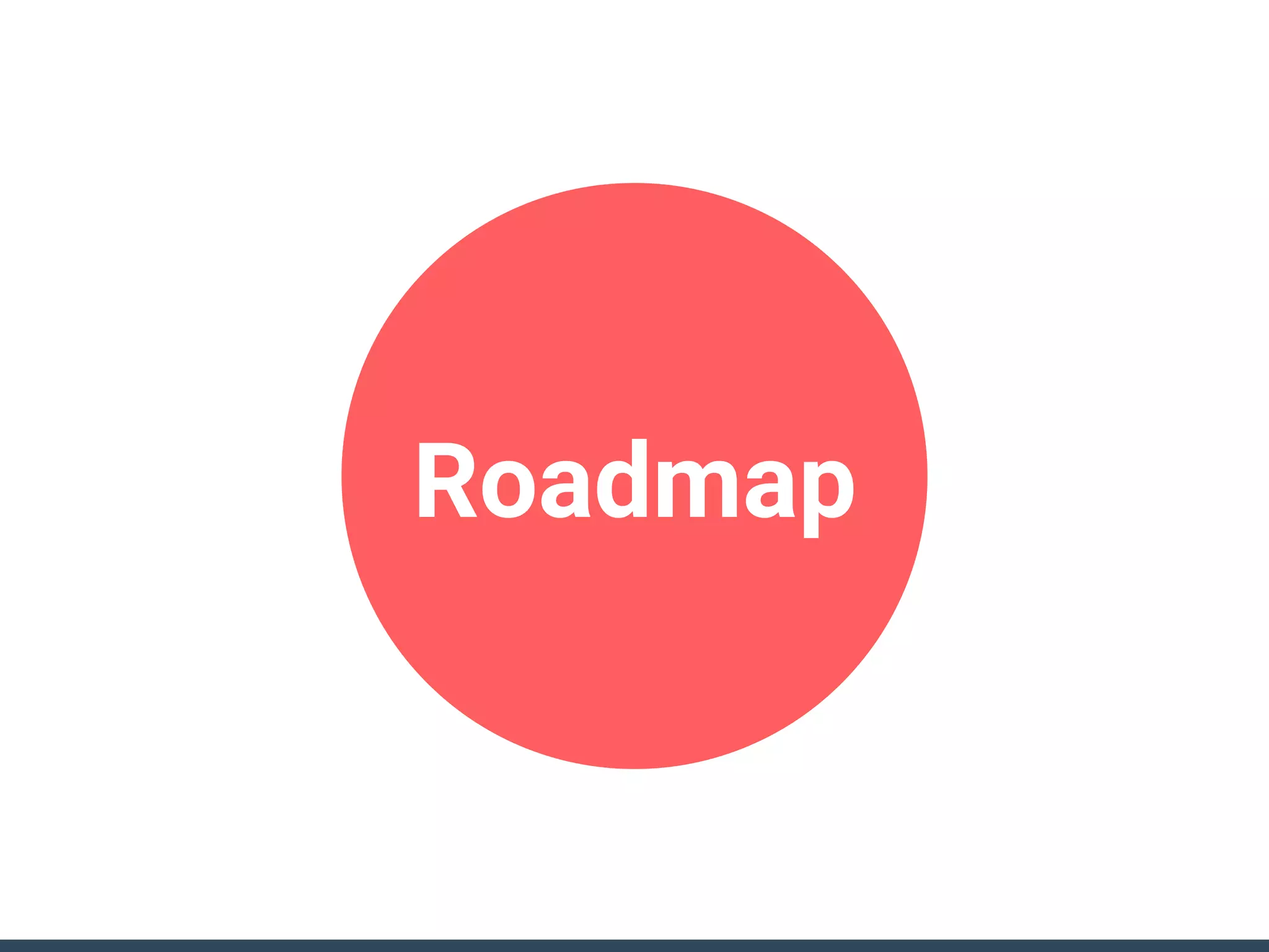 Roadmap
 
