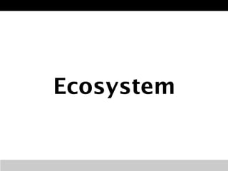 Ecosystem 
 
