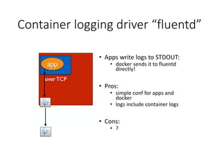 Fluentd and docker monitoring | PDF