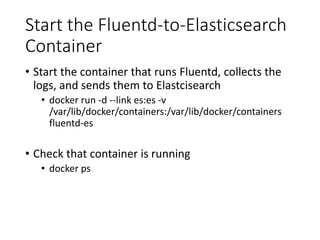 Fluentd and docker monitoring | PDF