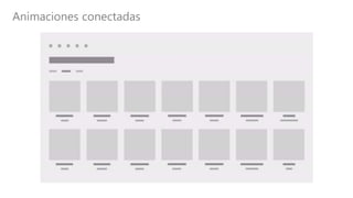 Animaciones conectadas
 