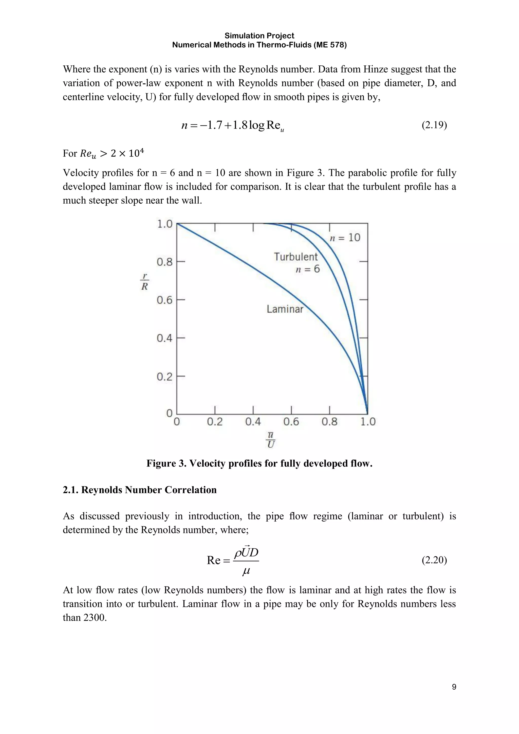 FLUENT LES MODEL CHANNEL FLOW RE visual data 8