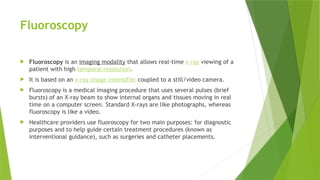 Comprehensive Overview of Fluoroscopy in Medical Imaging and Procedures ...