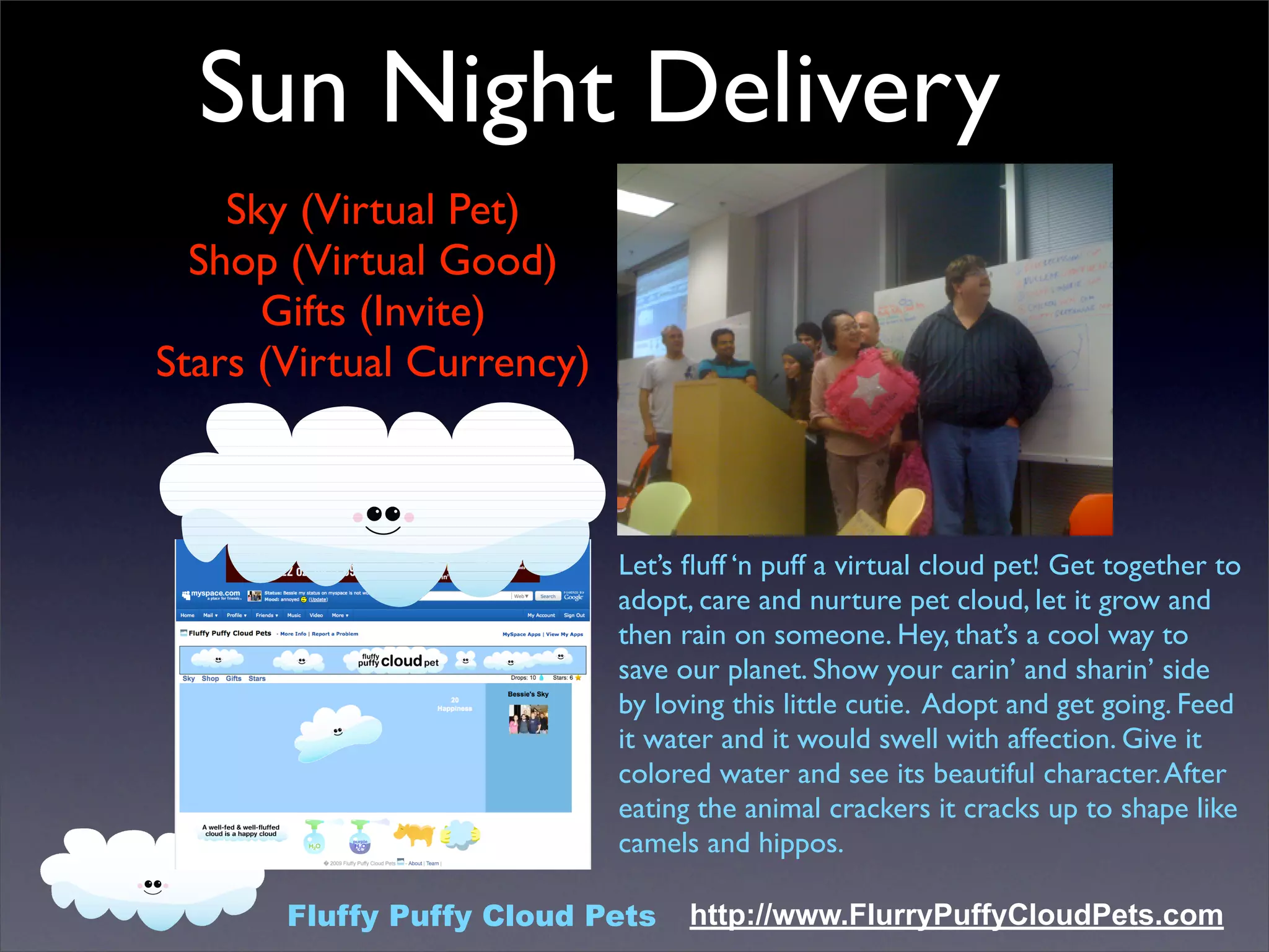 Fluffy Puffy Cloud Pets App Engine Meetup