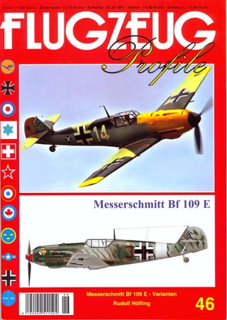 Flugzeug profile 46   messerschmitt bf 109 e varianten