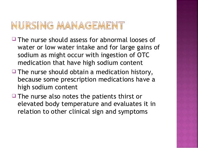 Fluid And Electrolyte Imbalance