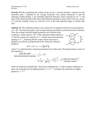 Fluid Mechanics 5th Edition Kundu Solutions Manual | PDF