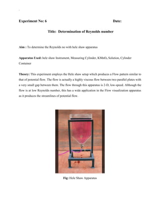 Hele Instrument Fluid-Mechanics-Lab-Manual.pdfExplain any one gear finishing process. | PDF