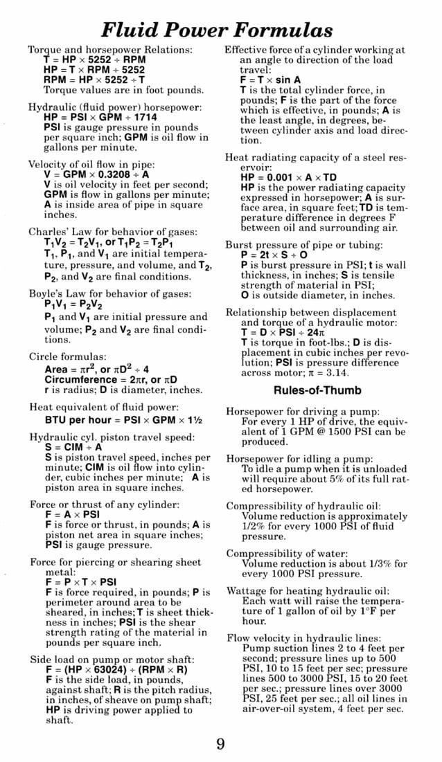 Fluid Power Data Book Pdf