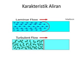 Karakteristik Aliran
 