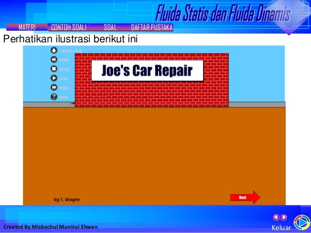 Fluida dinamis dan statis ; misbachul munirul ehwan
