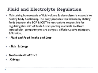 Fluid , electrolyte and acid-base balance | PDF