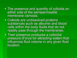 Fluid And Chemical Balance | PPT