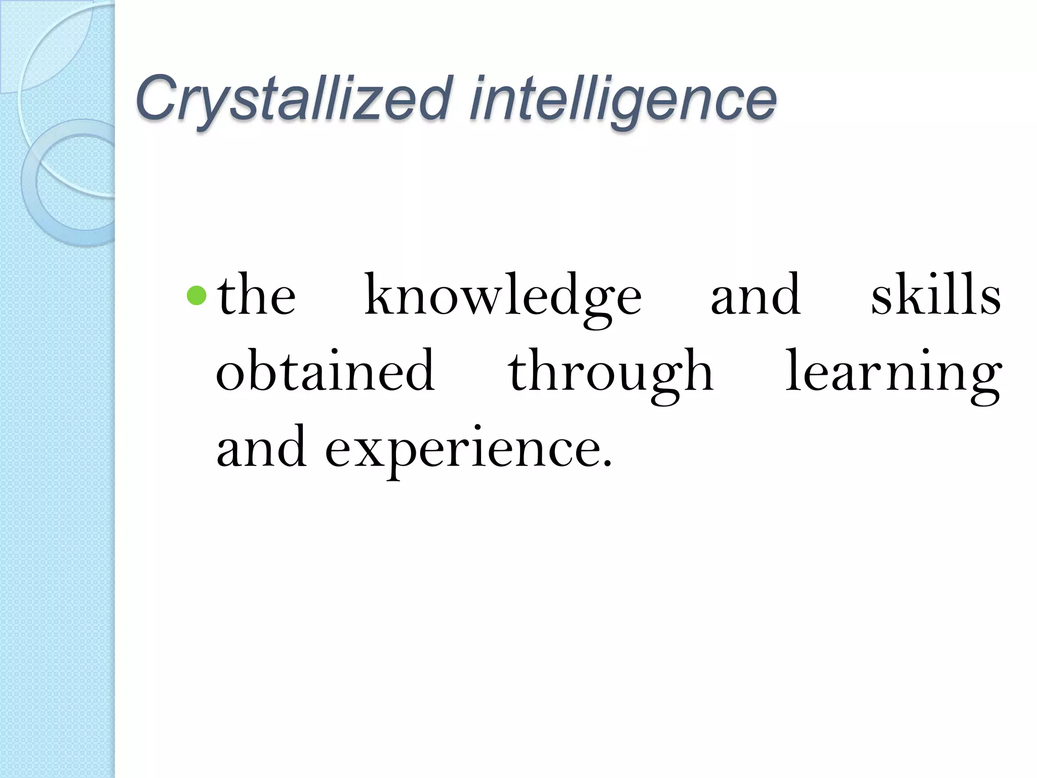 Fluid Intelligence Vs. Crystallized: Which One Matters More? - h5u19ft