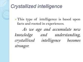 fluid intelligence consists of