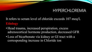Fluid and electrolyte imbalance | PPTX