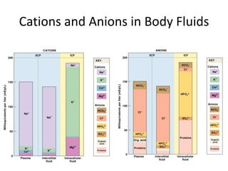 Cations and Anions in Body Fluids
Figure 27–2 (1 of 2)
 