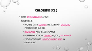 Fluid and electrolyte nursing lecture bsn | PDF