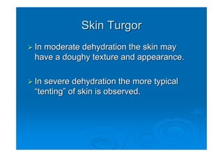 Fluids And Electrolytes In Infants And Children