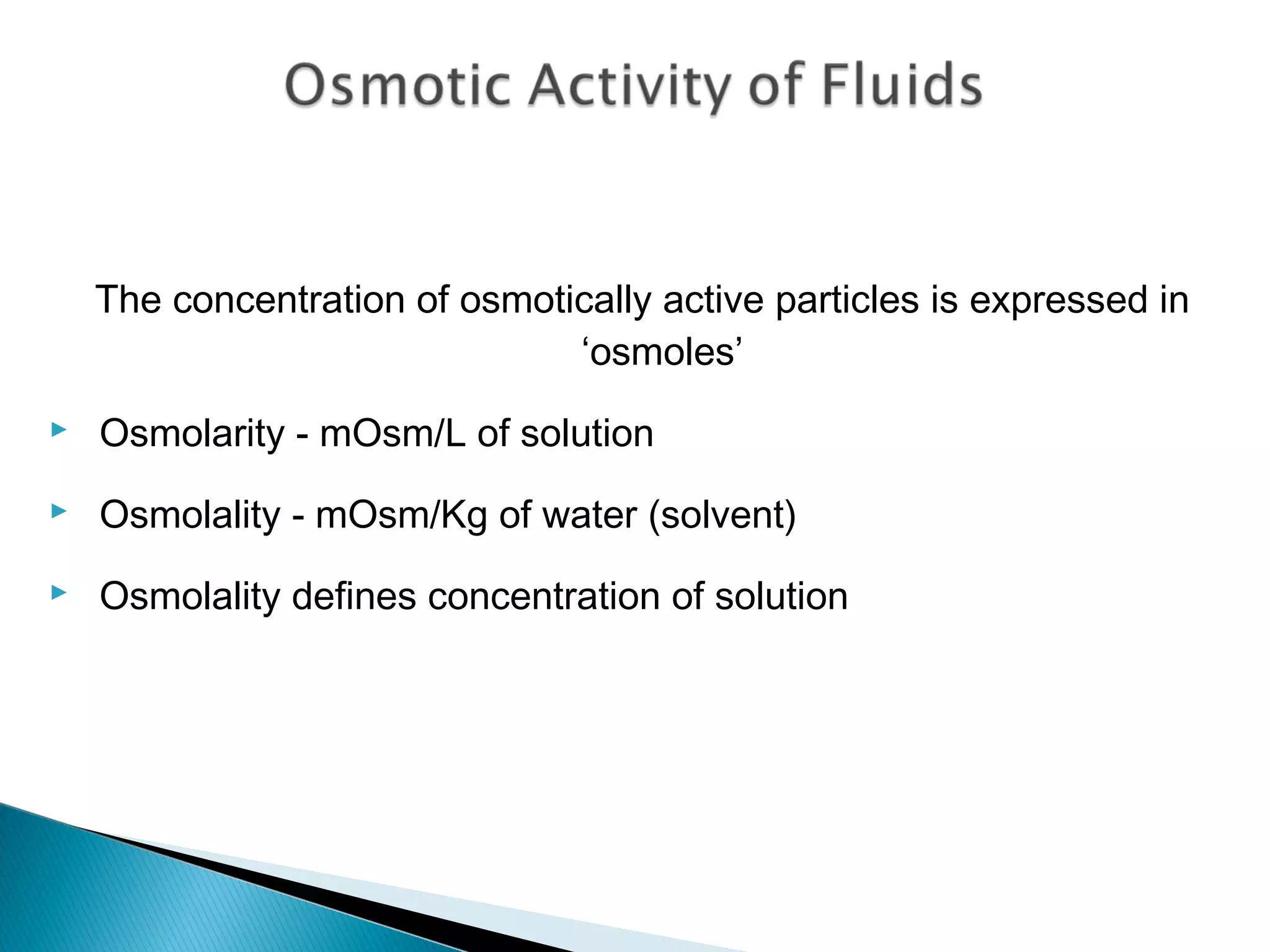 Fluid and electrolyte balance | PPT
