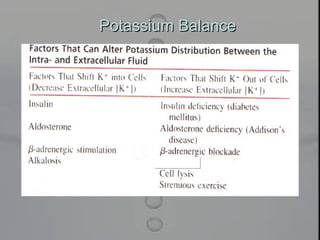 Potassium BalancePotassium Balance
 