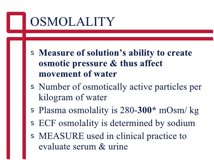 Fluid and electrolytes