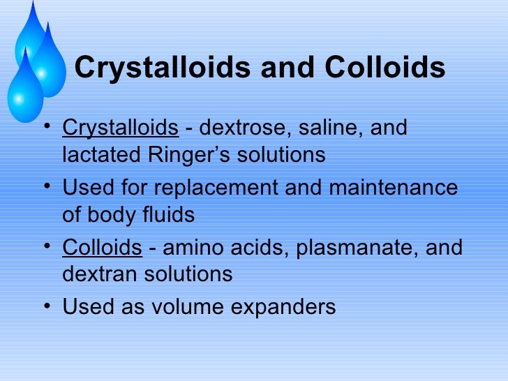 Fluid And Electrolytes