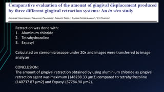 Phatale S, Marawar PP, Byakod G, Lagdive SB,
Kalburge JV. Effect of retraction materials on
gingival health: A histopathol...