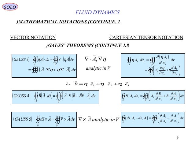 Fluid dynamics