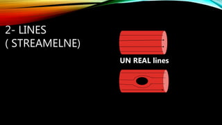 2- LINES
( STREAMELNE)
UN REAL lines
 