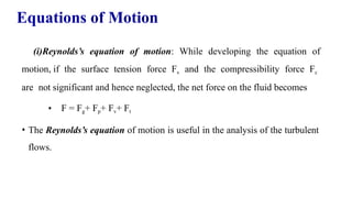 FLUID DYNAMICS [EQUATION OF MOTION].pptx