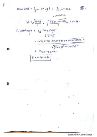 Unit III : Fluid dynamics notes | PDF