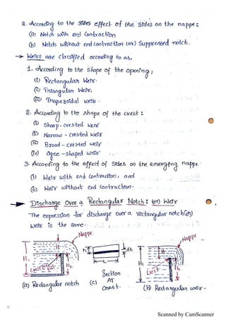 Unit III : Fluid dynamics notes | PDF