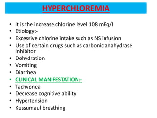 Fluid &electrolyte balance | PPTX