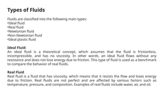 Fluid Types Comprehensive Overview of Fluid Flow: Types, Behavior, and Reynolds ...