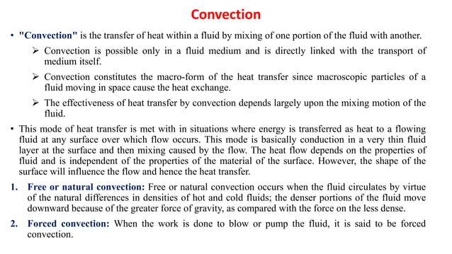 Fluid flow, heat transfer & mass transfer | PPTX
