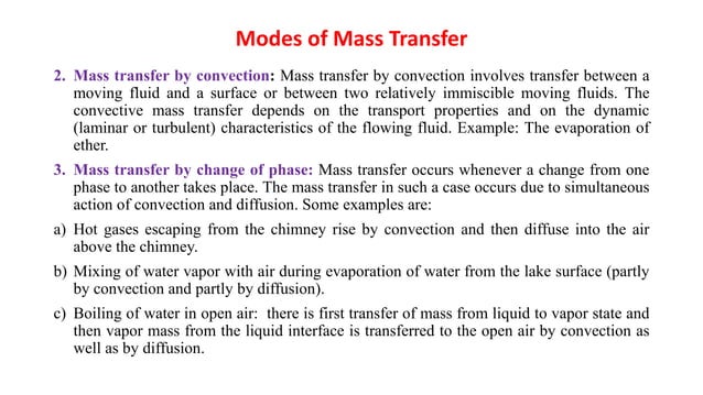 Fluid flow, heat transfer & mass transfer | PPTX