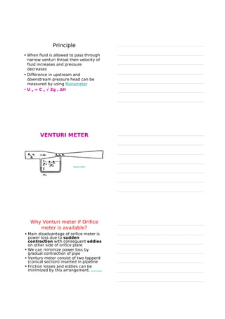 Importance
Identification of type of flow is important in
ü Manufacture of dosage forms
ü Handling of drugs for administration
The flow of fluid through a pipe can be
viscous or turbulent and it can be
determined by Reynolds number
Reynolds number have no unit
 
