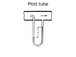 Pitot tube
 