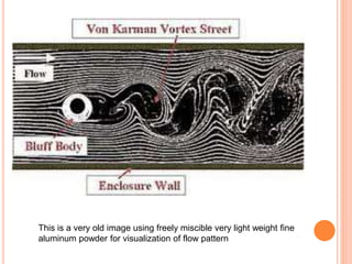 This is a very old image using freely miscible very light weight fine
aluminum powder for visualization of flow pattern
 