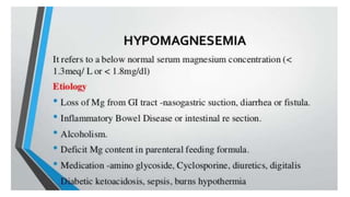 Fluid Electrolyte Imbalance - Acid Base Balance