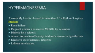 Fluid Electrolyte Imbalance - Acid Base Balance