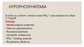 Fluid Electrolyte Imbalance - Acid Base Balance