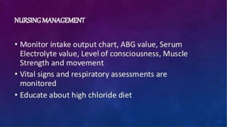 Fluid Electrolyte Imbalance - Acid Base Balance