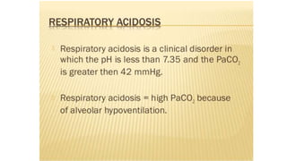 Fluid Electrolyte Imbalance - Acid Base Balance