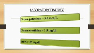 LABORATORY FINDINGS
 