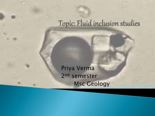 Priya Verma
2nd semester
Msc Geology
 