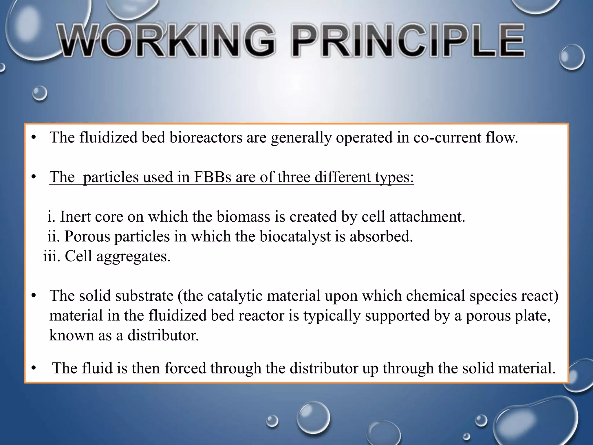 Fluidised Bed Bioreactor PPT