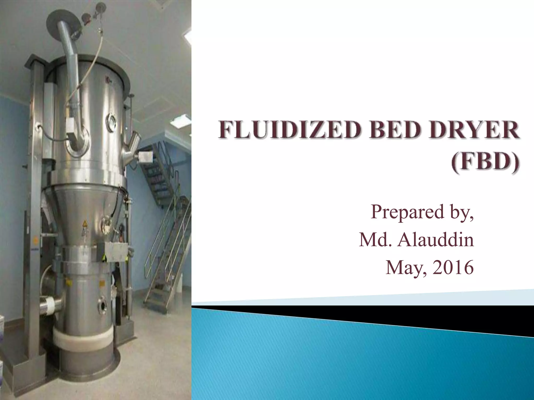 Fluidized bed dryers PPT